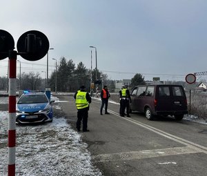 Działania na przejeździe kolejowym