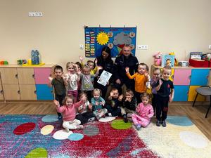 Policjanci podczas spotkania