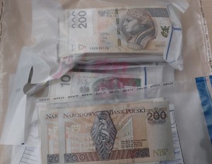 Zabezpieczona gotówka