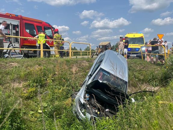 Pojazdy uczestniczące w zdarzeniu.