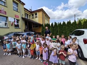 Dzielnicowi podczas spotkań.