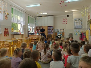 Dzielnicowi podczas spotkań.