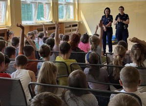 Dzielnicowi podczas spotkań.