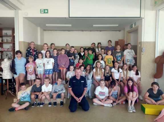 Policjant na spotkaniu