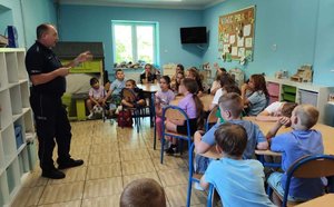 Policjant na spotkaniu