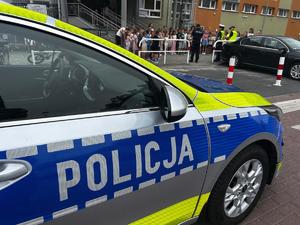 Policjanci podczas działań