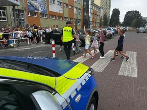 Policjanci podczas działań