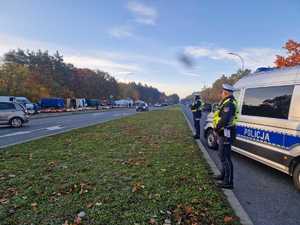 Policjanci podczas działań