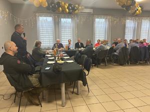 Policjanci podczas debaty