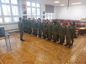 Uczniowie podczas zajęć