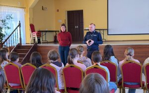 Mundurowi podczas spotkań