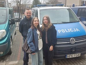 Uczennicy podczas spotkania