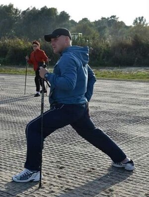 Policjant podczas prowadzonych aktywności